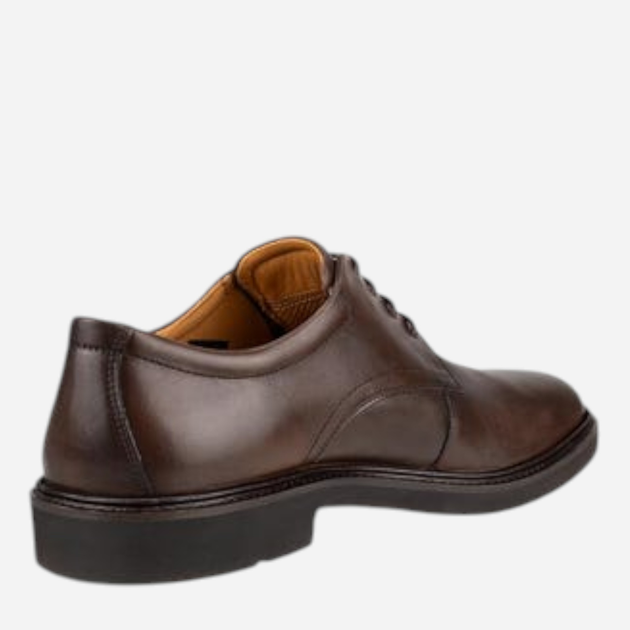 Buty derby męskie skórzane Ecco Metropole London 52560401482 46 Ciemnobrązowe (194891326636) - obraz 4