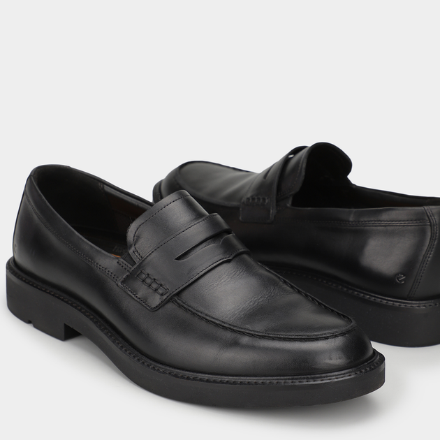 Loafersy męskie skórzane ECCO ecc525654-01001 42 Czarne (194891398978) - obraz 4