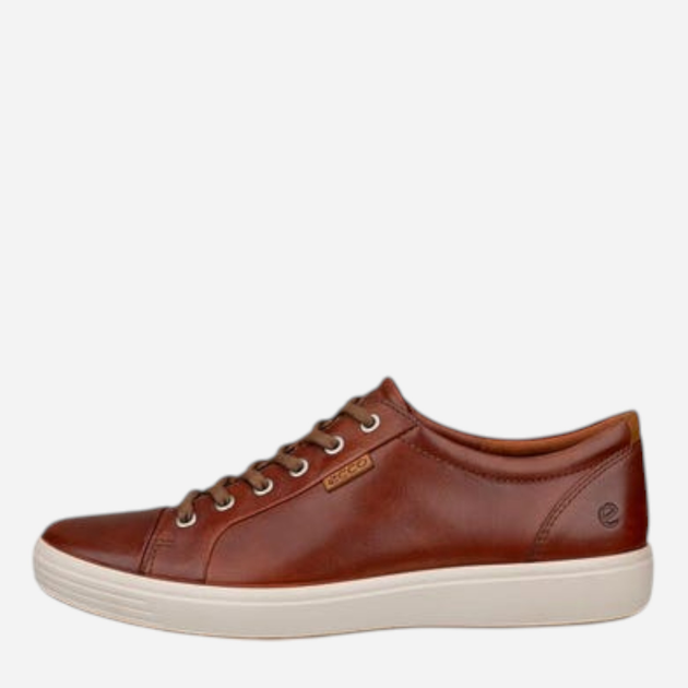Tenisówki męskie Ecco Soft 7 M 43000401053 43 Brązowe (194891586542) - obraz 1
