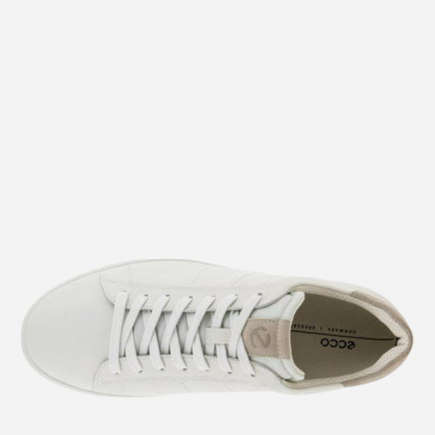 Sneakersy męskie skórzane ECCO Street Lite 52130458336 45 Białe (194890644113) - obraz 10