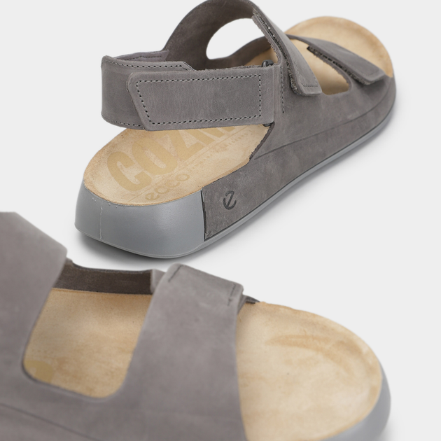 Sandały męskie skórzane Ecco Cozmo M 50094402013 41 Szare (194891764636) - obraz 6