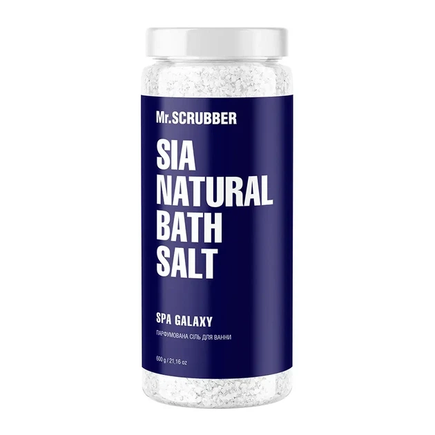 Парфюмерная соль для ванны Sia Natural Bath Salt Spa Galaxy Mr SCRUBBER, 600 г - Фото 1 Парфюмерная соль для ванны Sia Natural Bath Salt Spa Galaxy Mr SCRUBBER, 600 г - изображение 1