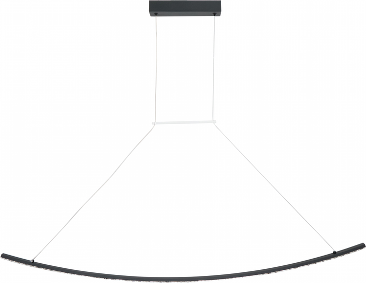 Люстра Berger 7020-PL-25 Black LED 16 Вт 4000К для кухни, спальни, прихожей - изображение 1