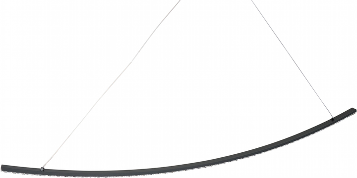 Люстра Berger 7020-PL-25 Black LED 16 Вт 4000К для кухни, спальни, прихожей - изображение 5