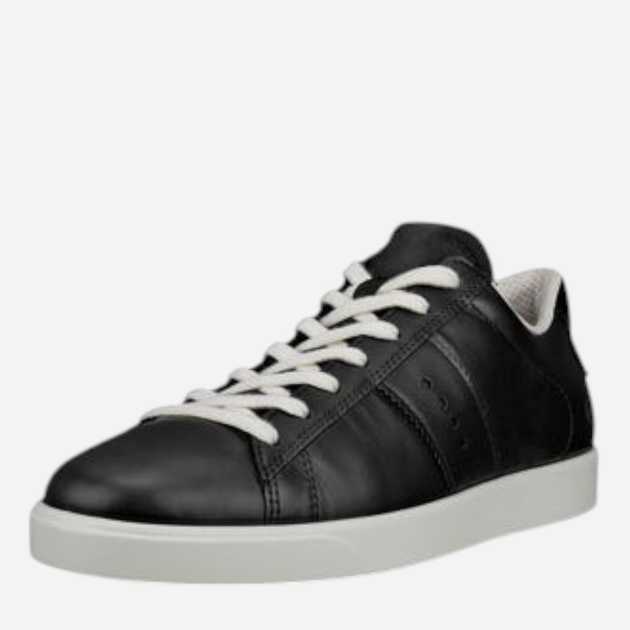 Sneakersy damskie skórzane do kostki Ecco Street Lite W 21280351052 36 Czarne (194890632066) - obraz 6