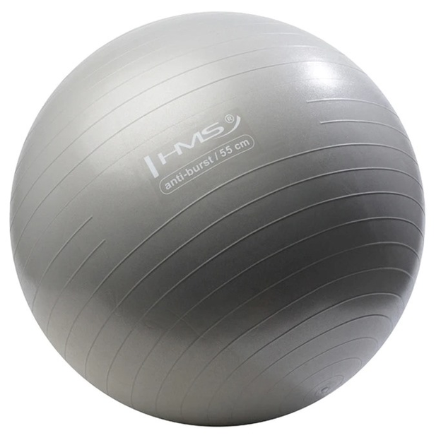 Piłka do ćwiczeń HMS 55 cm ANTI-BURST YB02 NEW (5907695554793) - obraz 3
