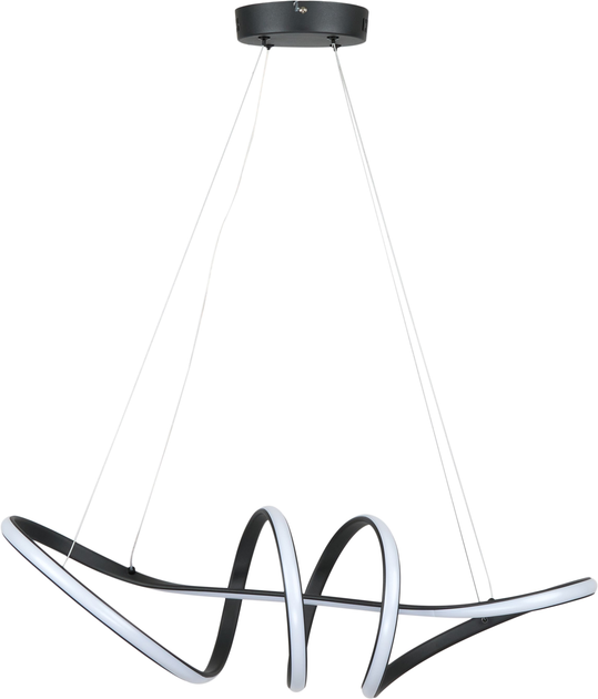 Люстра Berger 7021-PL-47 Black LED 50 Вт 4000К для кухни, спальни, прихожей - изображение 1