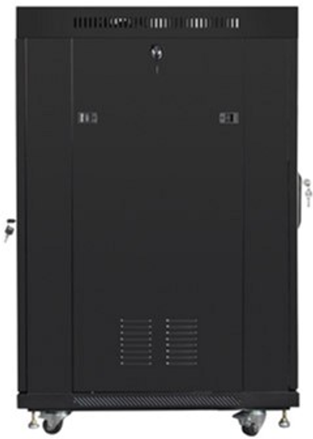 Szafa stojąca serwerowa Lanberg 19" 22U 600x800 Black (FF01-6822-12BL) - obraz 5