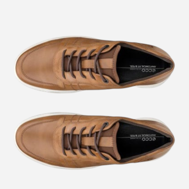Чоловічі кеди низькі Ecco Byway 50167402034 47 Коричневі (194891880664) - зображення 5