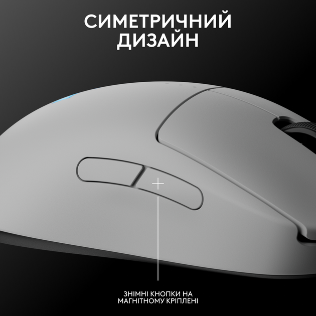 Мышь Logitech G Pro 2 LightSpeed Wireless (910-007302) White - изображение 3