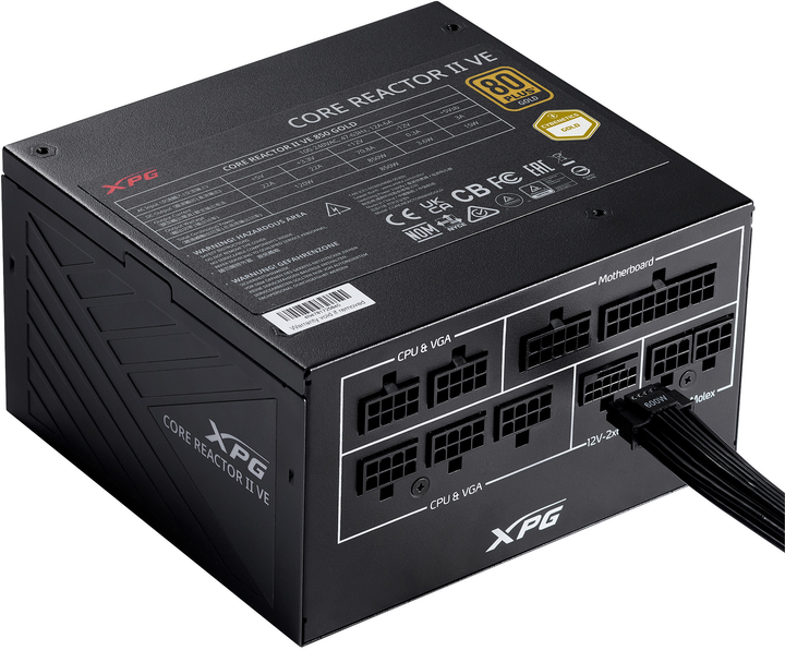 Блок питания XPG CORE REACTOR II VE 750W Black (75261424) - изображение 2