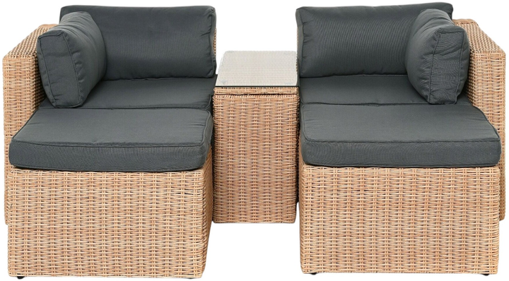 Zestaw mebli ogrodowych OTE Palermo beige (OTE-004-PALERMO-SET-BEIGE) - obraz 4