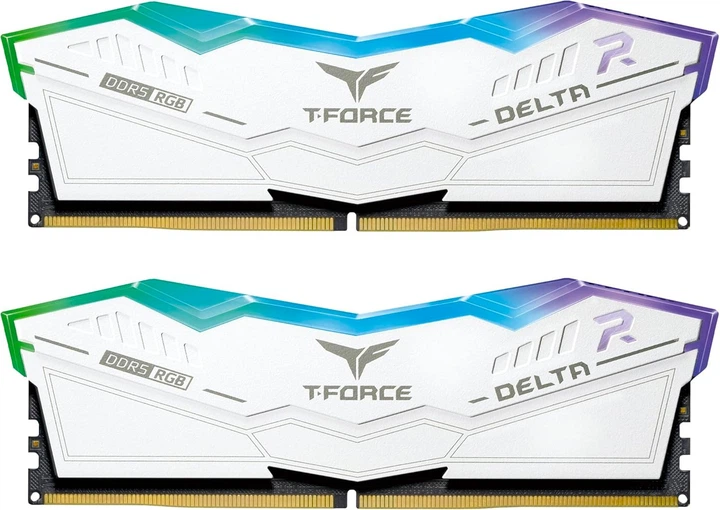 Pamięć RAM Team Group DDR5-7200 32768MB PC5-57600 (Kit of 2x16384) Delta RGB White (FF4D532G7200HC34ADC01) - obraz 6