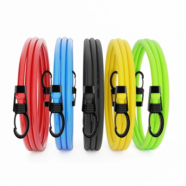 Zestaw gum oporowych HMS do cwiczen silowych 5 szt  3-27 kg TX30 (5907695590586) - obraz 3