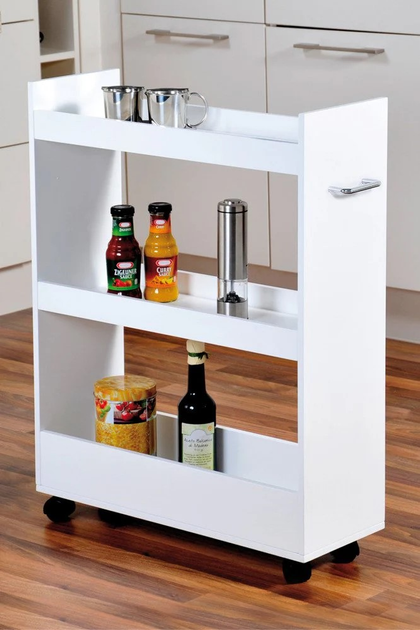 Стелаж кухонний Kesper 79 x 22 x 60 см Білий (4000270248528) - зображення 4