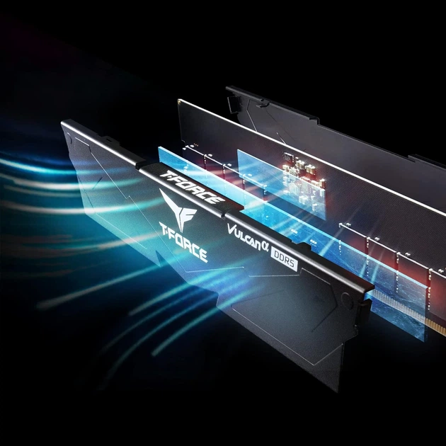 Оперативна пам'ять Team Group DDR5-6000 32768MB PC5-48000 (Kit of 2x16384) Vulcan Alpha Black (FLABD532G6000HC38ADC01) - зображення 7