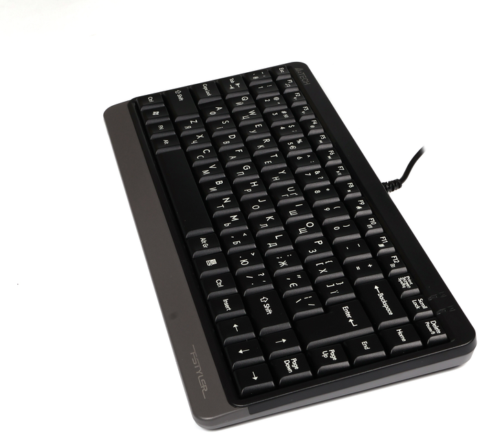 Клавиатура проводная A4Tech FK11 Fstyler Compact Size USB Grey (4711421953313) - изображение 5