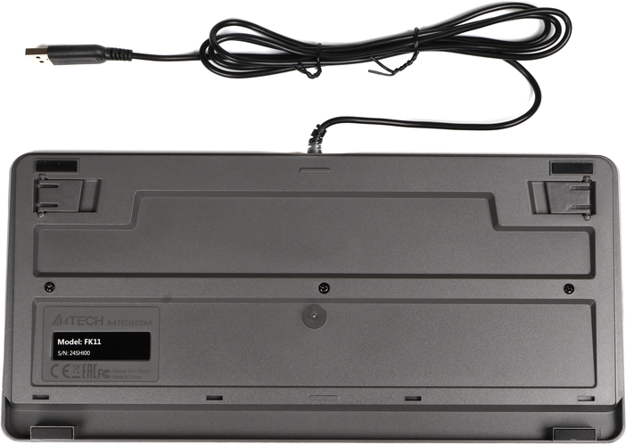 Клавиатура проводная A4Tech FK11 Fstyler Compact Size USB Grey (4711421953313) - изображение 6