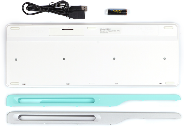 Клавиатура беспроводная A4Tech FBK25 Wireless White (4711421961578) - изображение 4