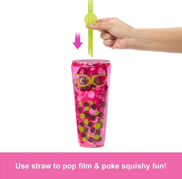 Кукла Barbie Berry bliss Pop Reveal Bubble Tea Ягодное блаженство Mattel - Фото 3 Кукла Barbie Berry bliss Pop Reveal Bubble Tea Ягодное блаженство Mattel - изображение 3