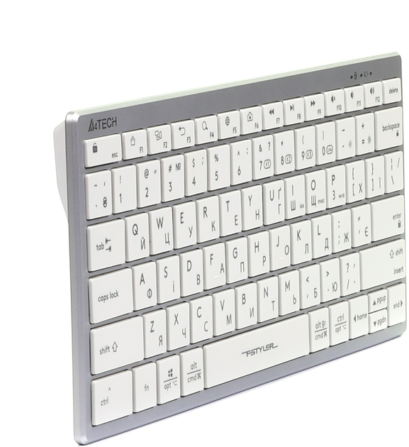 Клавиатура беспроводная A4Tech FBX51C Wireless White (4711421972987) - изображение 3