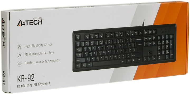 Клавіатура дротова A4Tech KR-92 USB (4711421933780) - зображення 7