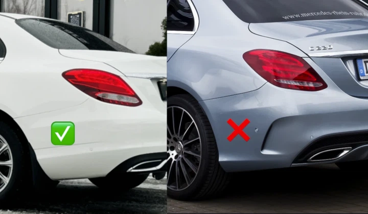 Комплект брызговиков Premium (4 шт) для Mercedes C-Class W205 (2014-2021) - изображение 3
