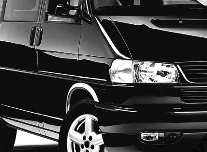 Volkswagen T4 Transporter Нержавеющие накладки на арки (4 шт) - изображение 3