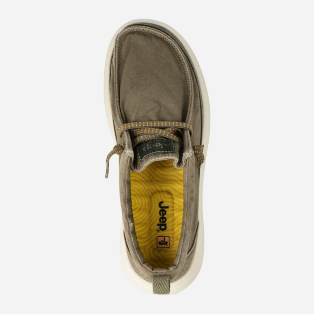 Mokasyny męskie Jeep JM51041A-020 43 28.9 cm Khaki (8057808740531) - obraz 4