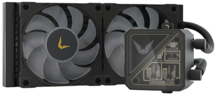 Система рідинного охолодження Valkyrie V240 Lite ARGB Black (VK-AIOVL240B) - зображення 4