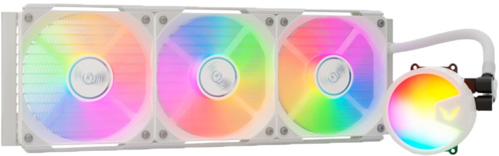 Chłodzenie wodne Valkyrie A360 ARGB White (VK-AIOA360W) - obraz 3