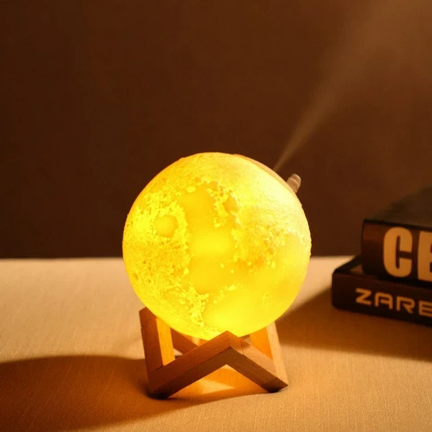 Увлажнитель воздуха Humidifier 3D Moon Lamp Light Diffuser - Фото 3 Увлажнитель воздуха Humidifier 3D Moon Lamp Light Diffuser - изображение 3