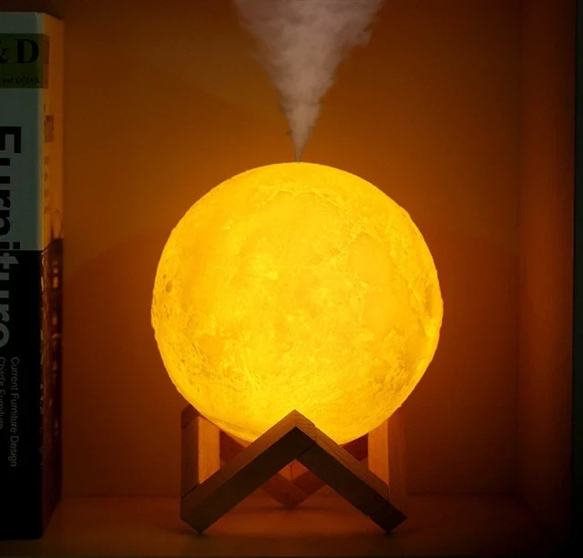 Увлажнитель воздуха Humidifier 3D Moon Lamp Light Diffuser - Фото 4 Увлажнитель воздуха Humidifier 3D Moon Lamp Light Diffuser - изображение 4