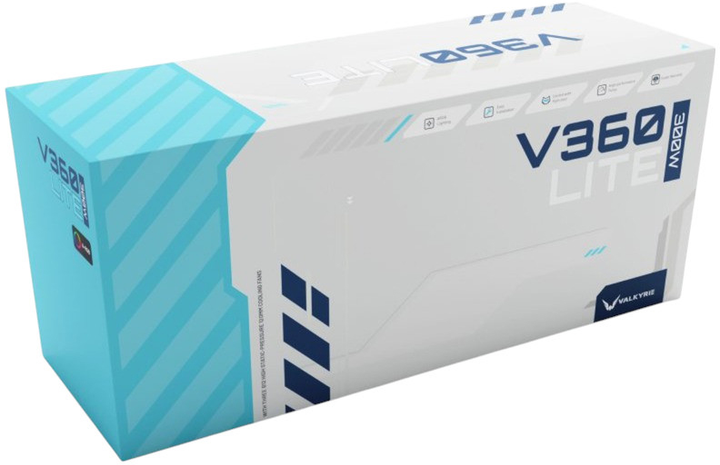 Chłodzenie wodne Valkyrie V360 Lite ARGB White (VK-AIOVL360W) - obraz 6