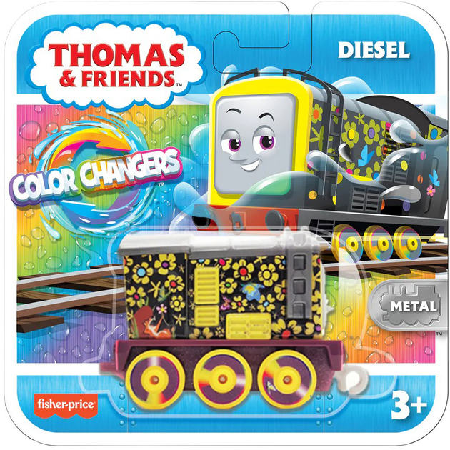 Zabawka Fisher-Price Thomas & Friends Diesel Toy Train, Color Changers, Push Along Diecast Engine HMC30 (194735124022) - obraz 1