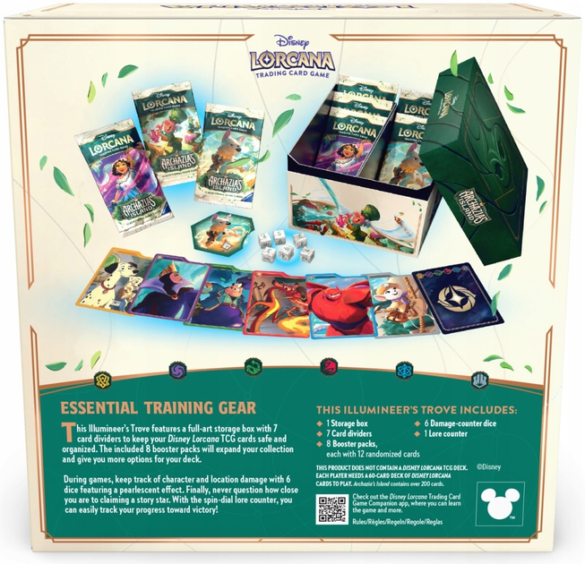 Настільна гра Ravensburger Disney Lorcana Archazia's Island Illumineer's Trove (англійська версія) (4050368985095) - зображення 3