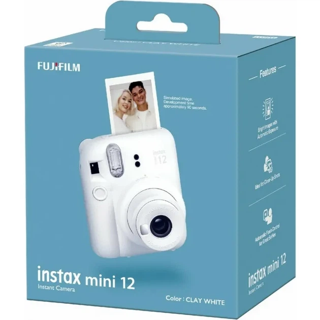 Фотокамера моментальной печати Fujifilm Instax Mini 12 Clay White (16806121) - Фото 7 Фотокамера моментальной печати Fujifilm Instax Mini 12 Clay White (16806121) - изображение 7