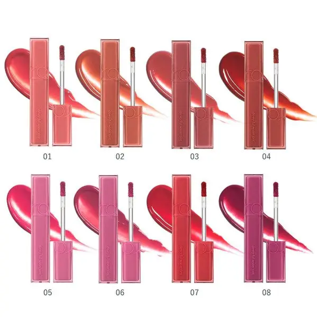 Tint do ust Rom&nd Dewy-Full Water 02 Salty Peach 5 g (8809625244156) - obraz 4