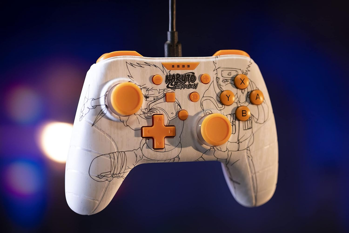 Gamepad przewodowy Konix Naruto Switch/PC White (3328170287432) - obraz 7