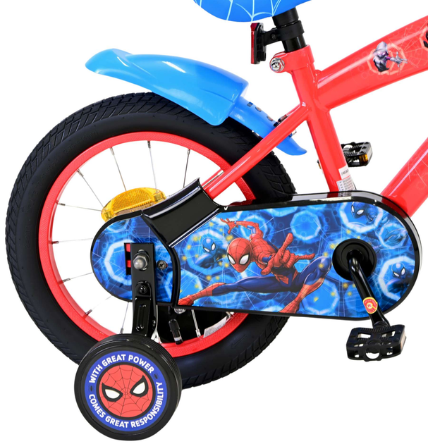 Rower dziecięcy Volare Marvel Spider-Man 14 " Czerwono-Niebieski (8715347214837) - obraz 8