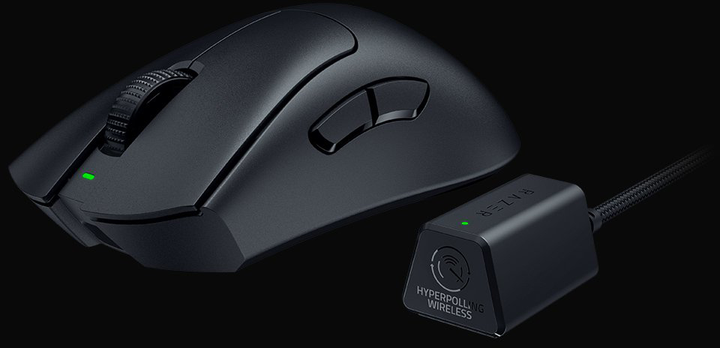 Mysz Razer DeathAdder V3 PRO Wireless & Mouse Dock Black (RZ01-04630300-R3WL) - obraz 6
