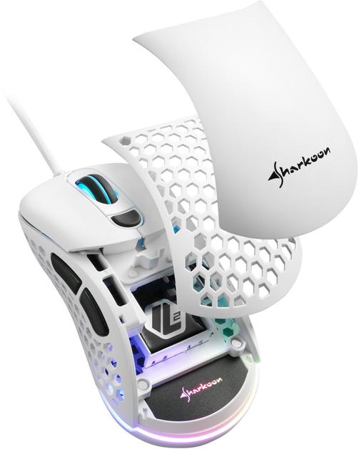 Mysz Sharkoon Light2 200 USB White (4044951030460) - obraz 3