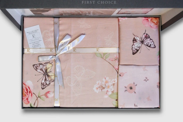 Постельное белье First Choice Cotton Satin 160х220 см Matilde Powder - изображение 3