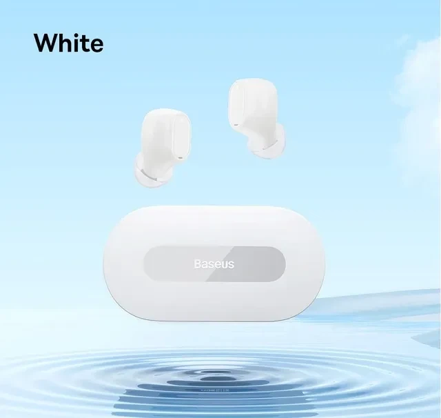 Навушники Baseus Bowie EZ10 TWS Bluetooth 5.3 HiFi 0.06' DLCC і швидкою зарядкою/ білі - Фото 2 Навушники Baseus Bowie EZ10 TWS Bluetooth 5.3 HiFi 0.06' DLCC і швидкою зарядкою/ білі - зображення 2