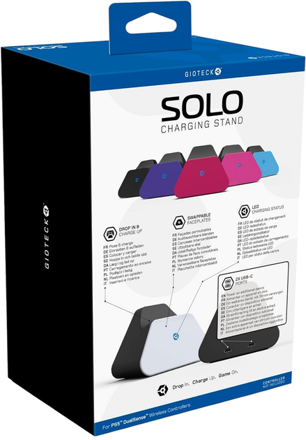 Stacja ładowania Gioteck Solo Charging Stand (0812313011150) - obraz 7