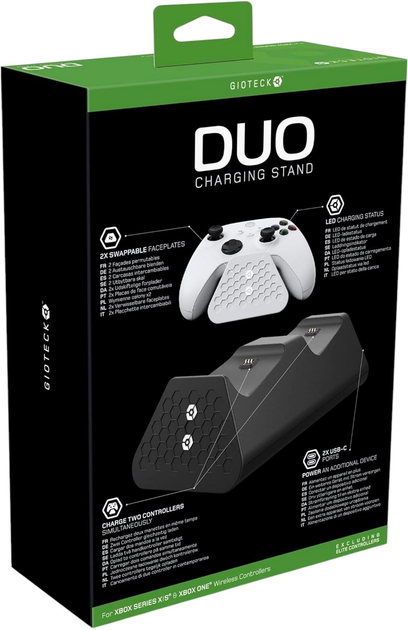 Stacja ładowania Gioteck Duo Charging Stand (0812313016643) - obraz 5