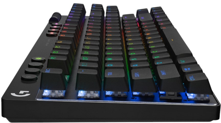 Klawiatura bezprzewodowa Logitech G PRO X TKL GX Red Lightspeed Wireless/USB Black (920-012422) - obraz 3