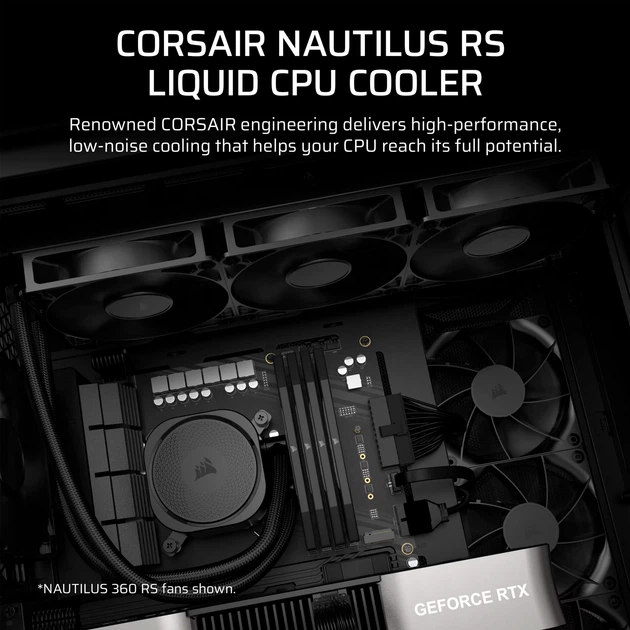 System chłodzenia wodą Corsair Nautilus 240 RS Black (CW-9060088-WW) - obraz 10
