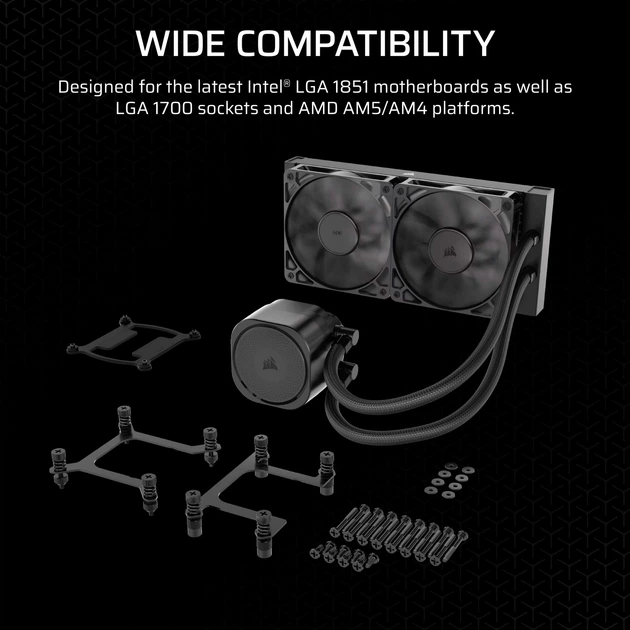 System chłodzenia wodą Corsair Nautilus 240 RS Black (CW-9060088-WW) - obraz 14