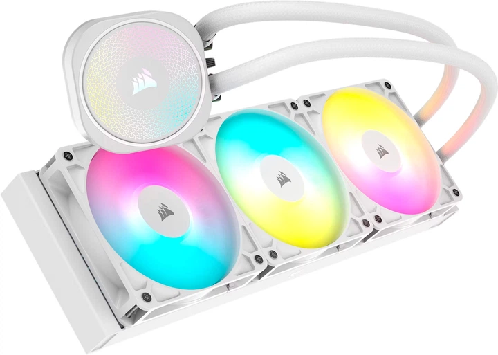 Система водяного охолодження Corsair Nautilus 360 RS ARGB White (CW-9060095-WW) - зображення 2